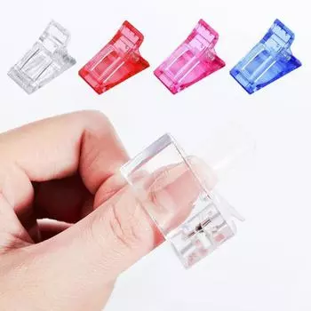 10 шт. зажимы для типсов, быстрое наращивание, гелевые формы для ногтей, зажимы для ногтей, наращивание ногтей, УФ-светодиодный наращиватель, зажимы для накладных ногтей, маникюрные инструменты для дизайна ногтей