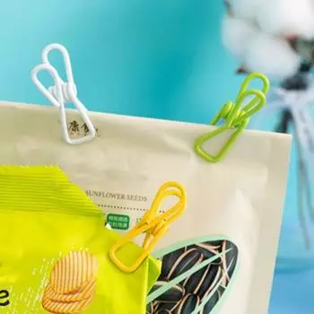 10 шт. зажимы для вешалок из нержавеющей стали, эластичные, сверхмощные, противоскользящие, устойчивые ветрозащитные носки, трусы, шарф, зажимы для упаковки, чипсы для пищевых продуктов