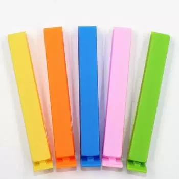 10 шт. зажимы для запечатывания пакетов, зажимы для закусок, кухонные зажимы, зажимы для запечатывания пищевых продуктов, зажимы для сохранения свежести, цветные зажимы для запечатывания домашней кухни разноцветный