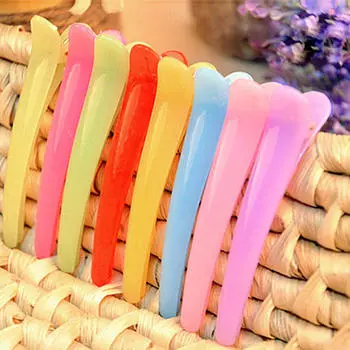 10 шт. желейные конфеты утконос зажим полупрозрачный пластиковый крокодил зажим головной убор