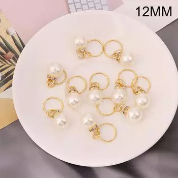 10 шт. жемчужные маркеры для вязания, подвески, кулоны для подарков ручной работы, инструменты для вязания, находки своими руками 12mm