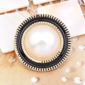 10 шт. жемчужные пуговицы пижамы пальто свитера женские круглые универсальные высококачественные декоративные пуговицы Daquan аксессуары для одежды 1 #style 15MM