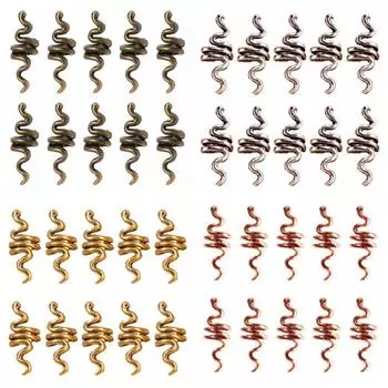 10 шт. Золотые серебряные бусины викингов кельтские узлы дреды бусины для волос косички кольца европейские и американские бронзовый