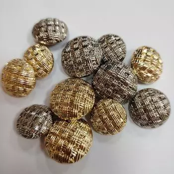 10 шт. золотых пуговиц, универсальная круглая мужская и женская одежда, топы, аксессуары с металлическими пуговицами, высококачественные шерстяные пальто, тренчи, верхняя одежда 18MM-Hanging Light Gold Oil