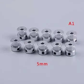 10 шт. Зубчатый шкив Gt2 20 зубьев Отверстие 5 мм 8 мм для синхронного ремня Gt2 Ремень 2GT A1
