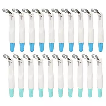 10 шт., зубные ленты, металлические сглаживающие поверхности, плотно прилегающая стоматологическая матричная система Blue6mm / 0.24in