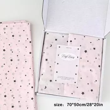 10 шт. Звезда Луна Сиднейская бумага, замешанная вручную, хлопковая бумага, упаковочная бумага для букетов и цветов, упаковочная бумага для цветов, подарок для выпечки торта