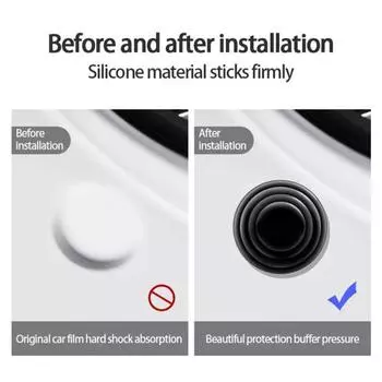 10 шт. звукоизоляционный буфер, мини-удобный долговременный силиконовый безусадочный амортизатор для фургона чёрный