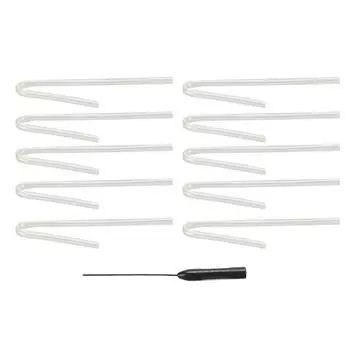 10 шт. Звуковая трубка для слухового аппарата, предварительно сформированная ушная трубка, слуховые усилители, сменные ушные трубки