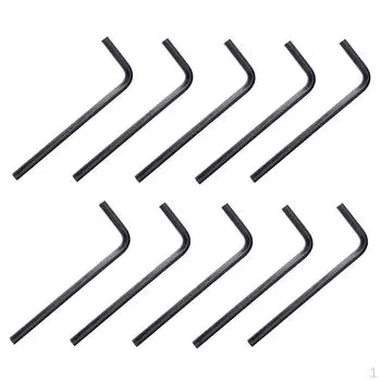 10 штук 3 мм гитарный шестигранный ключ для электрического тремоло-бриджа, черный