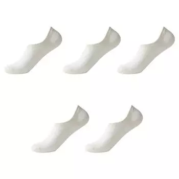 10 штук = 5 пар женских хлопковых носков до щиколотки, повседневные носки конфетных цветов, невидимые носки, нескользящие носки для ног EUR 35-40