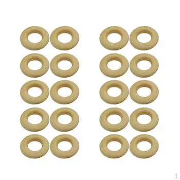 10 штук древесного материала петли для достижения результатов, 25 мм