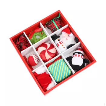 10 штук Игрушка для собак на Рождество Интерактивный Мягкий питомец Мультфильм Прочный Рождественский Подарок Мягкая Милая Плюшевая