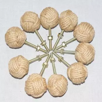 10 штук морских джутовых веревочных дверных ручек на берегу моря