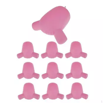 10 штук надувных моделей ягодиц манекенов ПВХ износостойкие надувные подгузники дисплей синий