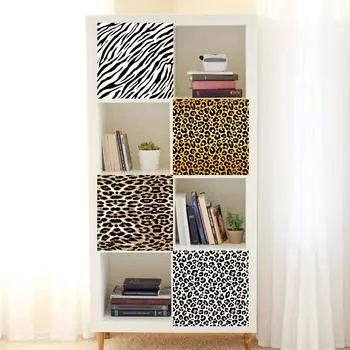 10 штук наклеек на пол с леопардовым узором, настенные наклейки для кухонного фартука, рабочего стола, шкафа, идеальный декор для стен дома! 10pcs 15*15cm разноцветный