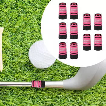 10 штук наконечников для гольфа, конические адаптеры розовый