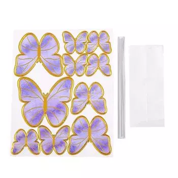 10 штук насекомых украшения торта С Днем Рождения Декор вечеринки Моделирование поделки Знак Десерт Торты Выпечка