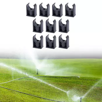 10 штук ПВХ Трубопроводные Зажимы Клипсы Аксессуар Портативные Практичные Хомуты для Трубок Шлангов Inner Diameter 20mm