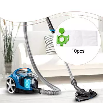 10 штук пылесборников, совместимых, прямая замена, прочные, большой емкости, нетканые аксессуары для