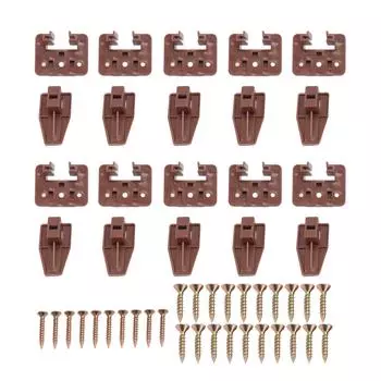 10 штук в упаковке направляющие и направляющие для ящиков комода центральное крепление пластиковые направляющие для ящиков запасные части