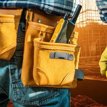 10 штук в упаковке зажимов для ремня для рулетки, креплений для сумок с инструментами, железных конструкций Brass Color