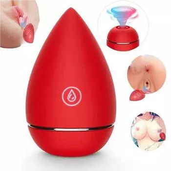 10-скоростной косметический вибратор в форме яйца, мощный водонепроницаемый сосущий вибратор, стимуляция сосков клитора и всасывания