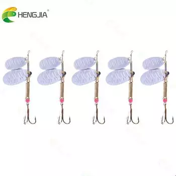 10 см-10,5 г вращающиеся металлические рыболовные приманки с двойными блестками, искусственные приманки-ложки, спиннер, жесткая приманка для рыболовных снастей Pesca