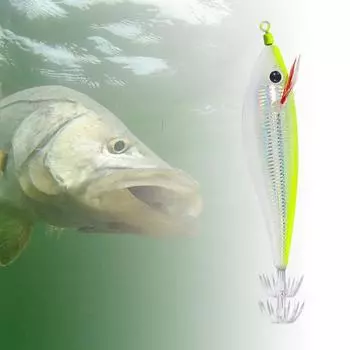 10 см/10 г привлекательная 3D искусственная приманка «рыбий глаз» жесткая приманка светящийся крючок для креветок и кальмаров рыболовные принадлежности золотистый/красный