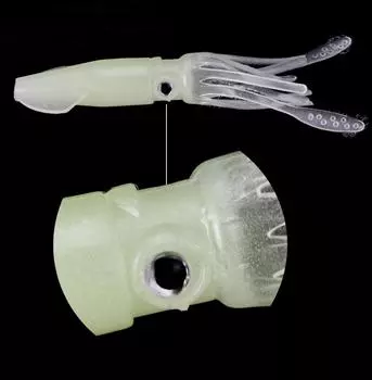 10 см/10 г светящаяся мягкая приманка для больших кальмаров искусственные мягкие рыболовные приманки 5 шт./лот ночная рыбалка