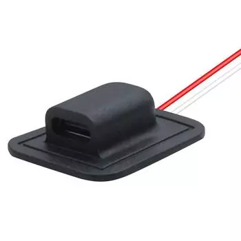 10 см 20 В 3 А Usb Type-C водонепроницаемый USB-разъем прямого сжатия гнездовая база гнездо зарядный интерфейс с 24Awg чёрный