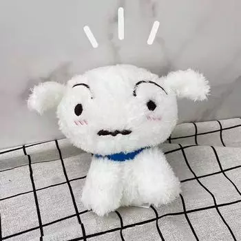 10 см брелок для ключей Crayon Shinchan Shiro White Dog студенческий рюкзак кулон