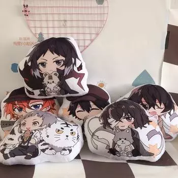 10 см Bungou Stray Dogs Dazai Osamu Nakahara аниме фигурки мягкая игрушка кукла рождественские подарки косплей дети