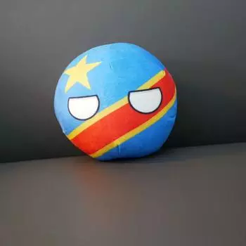 10 см Демократическая Республика Конго Polandball Мини Мягкая Игрушка Countryball Аниме Мягкие Периферийные Подарки