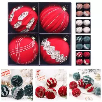 10 см Диаметр елочных шаров Рождественские украшения Подвески на елку B
