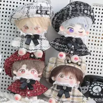 10 см хлопковый кукольный гардероб Снежинка накидка бежевый