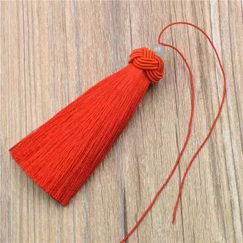 10 см Маленькая Жесткая Нить Шляпа Пирсинг Бусина Ухо Вертикальный Ледяной Шелк Ананасовая Нить Шляпа Бахрома Одежда Саше Вышивка Крестом Кисточка