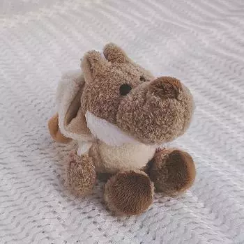 10 см милый пушистый меховой брелок в виде волка, женский плюшевый брелок в виде животного, сумка, автомобильные аксессуары, женская кукла для вечеринки, подарок для девочек, плюшевый брелок