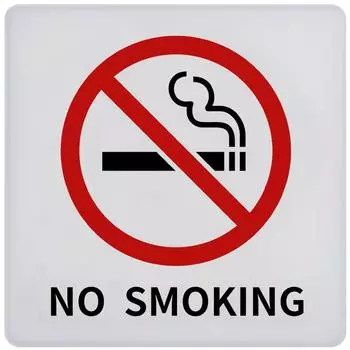 10 см Не курить НЕТ ФОТО Знак Наклейка Логотип запрета на посещение общественных мест Акриловые настенные наклейки Резиновая наклейка Предупреждающий значок запрета
