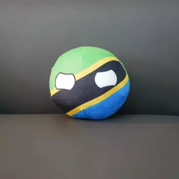 10 см Объединенная Республика Танзания Polandball Мини плюшевая игрушка Countryball Аниме Мягкая периферийная игрушка Подарки
