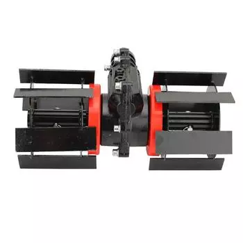 10 см прополочное колесо универсальное 9 зубцов алюминиевое железное колесо для глубокой вспашки для газонокосилки культиватора 26mm / 1.02in