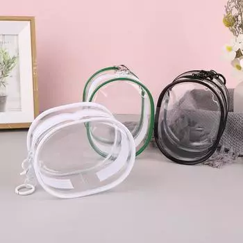 10 см расширенная версия ПВХ прозрачная сумка брелок дисплей сумка для хранения органайзер коробка для хранения кошелек игрушка кукла сумка прозрачный