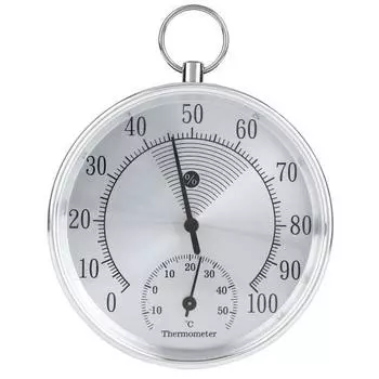 10 см термометр гигрометр с подвесным кольцом для внутреннего дома склада офиса теплицы