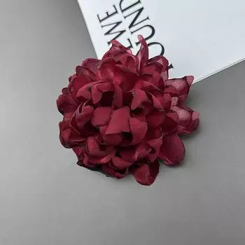 10 см тканевые броши в виде цветка камелии для женской одежды, ювелирные изделия, аксессуары для вечеринок вино красного
