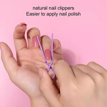 10 смешанных защитных зажимов для ногтей, многоцветные, нескользящие, прочные, для предотвращения протекания, маникюрные инструменты