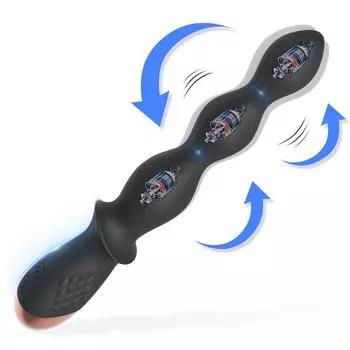 10-Speed Vibrating Anal Beads – Electric Butt Plug for Women, Anal Stimulation Toy, Adult Sex Toy for Pleasure
