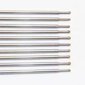 10 стержней для шариковых ручек крестового типа, средние и черные, WF чёрный