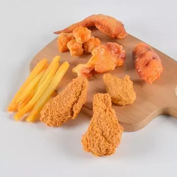10 стилей брелок для ключей в виде курицы из ПВХ куриные ножки новые реквизиты для гамбургеров брелки с едой