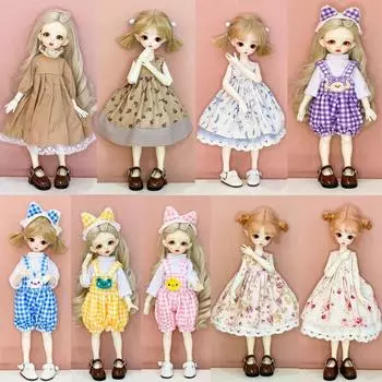 10 стилей куклы, элегантные платья, кукольные штаны, свитера, 11,5 дюймов, модная кукла/кукла 30 см/1/6 куклы BJD