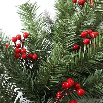 10 стилей Моделирование Рождественские украшения Аксессуары для растений Пена Фрукты Ягоды Красный